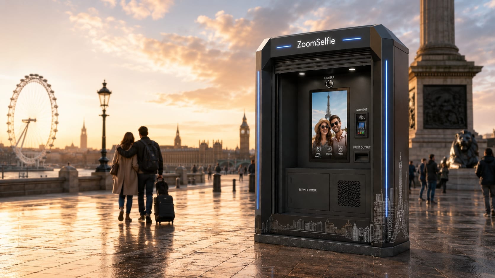 A personalized ZoomSelfie destination experience