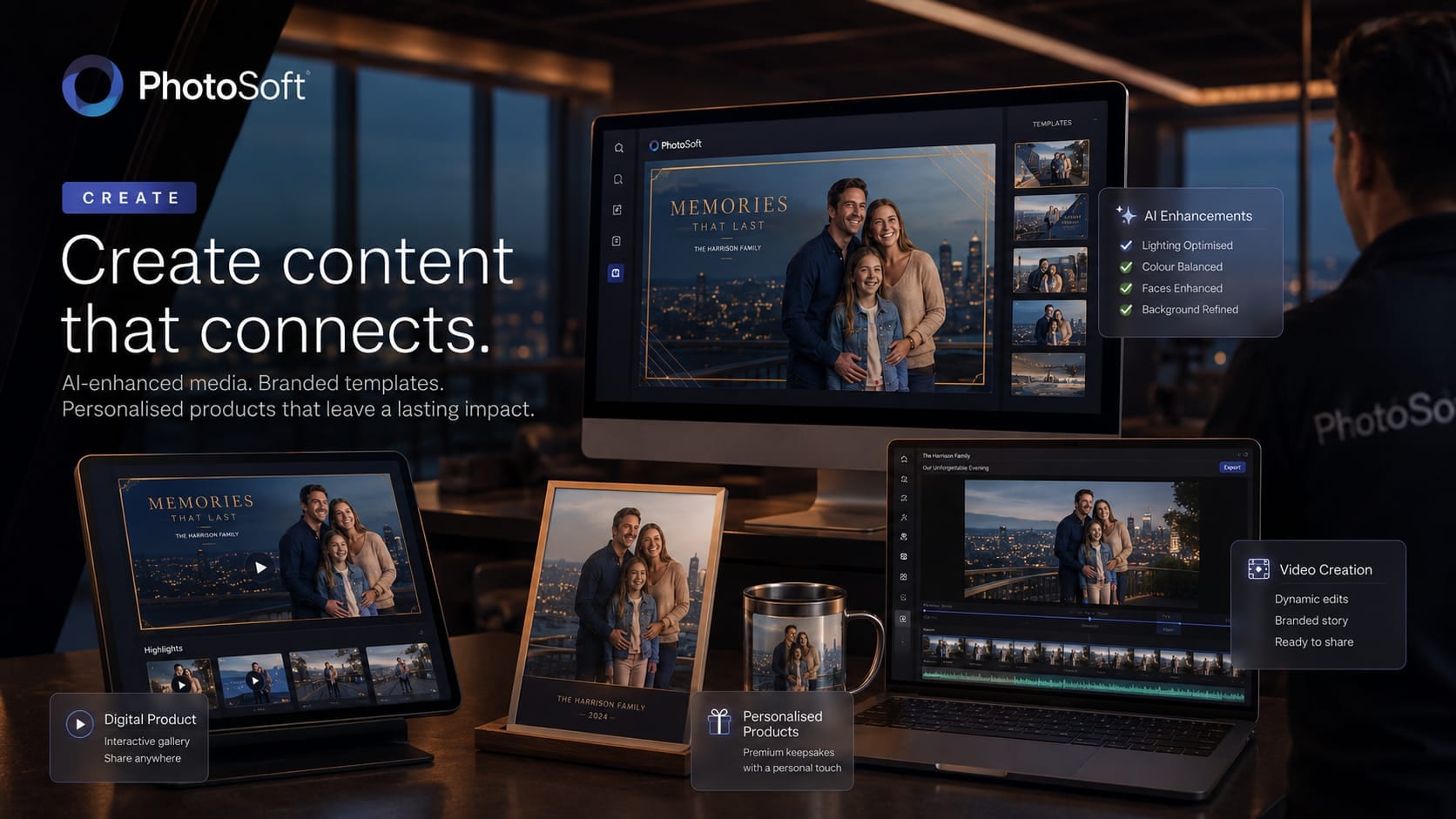 PhotoSoft creating personalised photo and video products